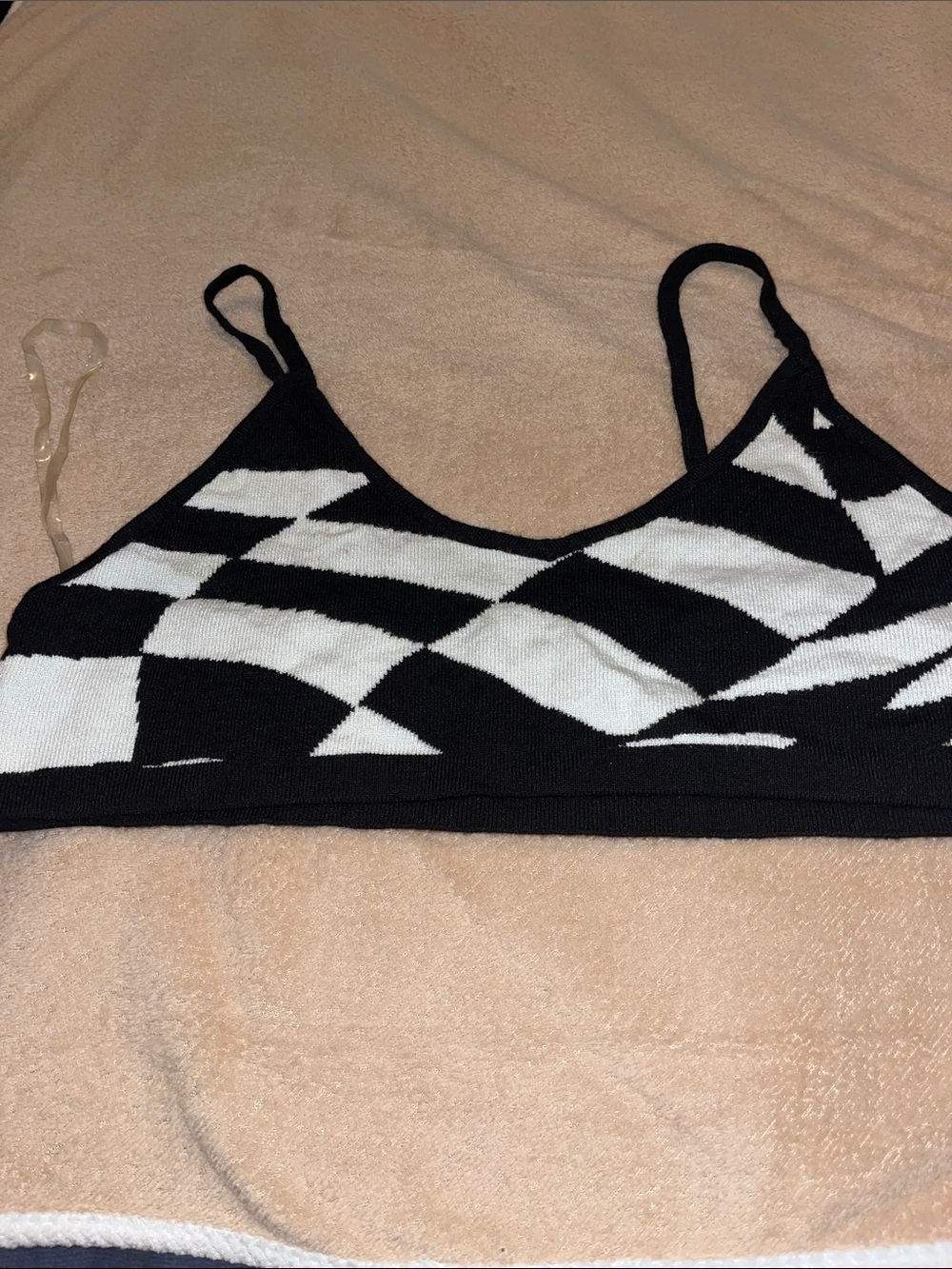 Black and white Bralette